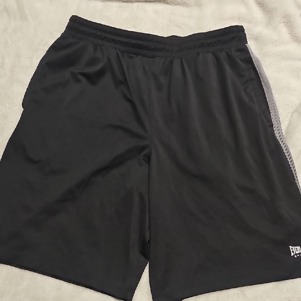 Everlast Black and Gray Athletic Shorts